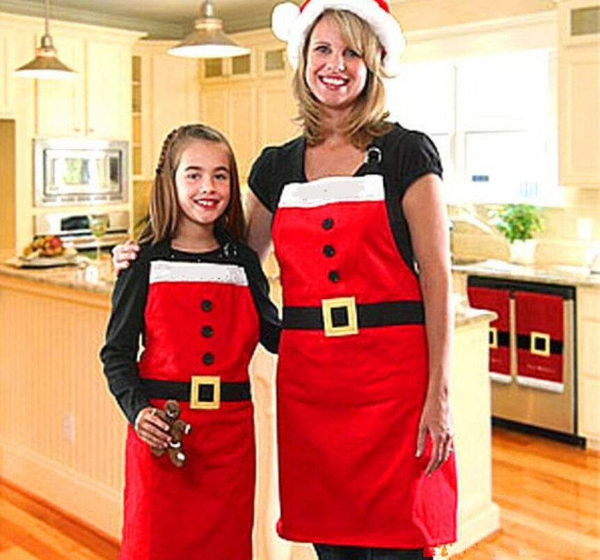 Christmas Mother/Daugther Matching Aprons