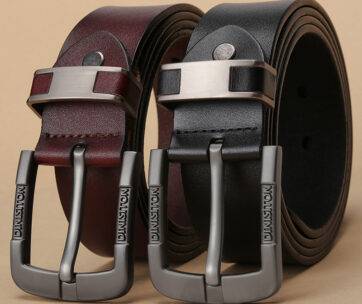 Men's Leather Belt for Business or Casual Wear