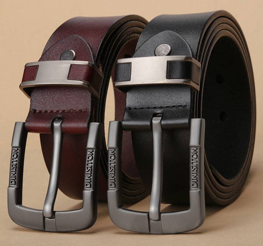 Men's Leather Belt for Business or Casual Wear