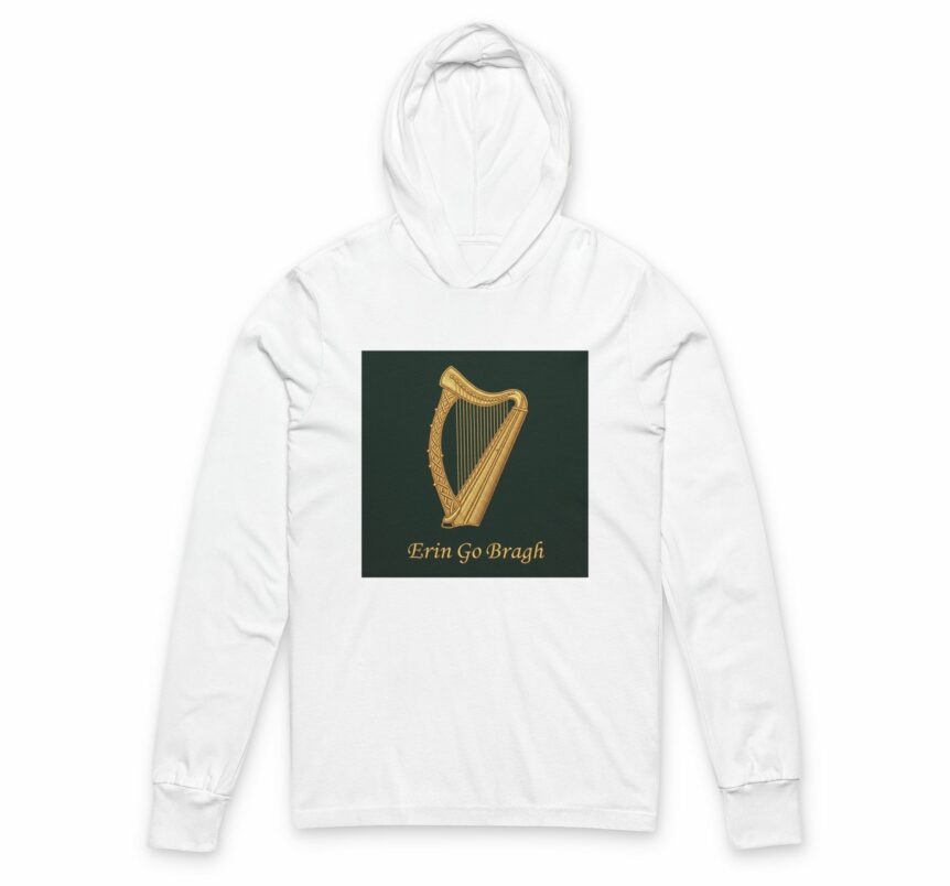 Hoodie - Erin Go Bragh, Long Sleeve Tee, Irish, Sweatshirt