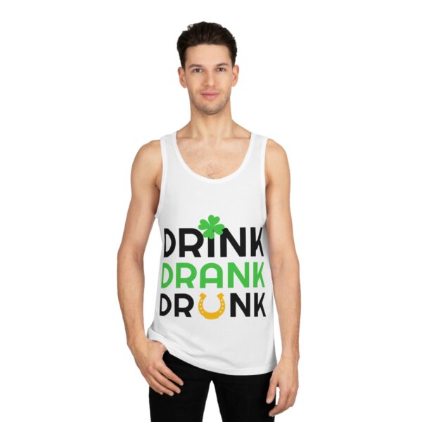 Tank Top, Irish, Drink Drank Drunk Vest - Image 3