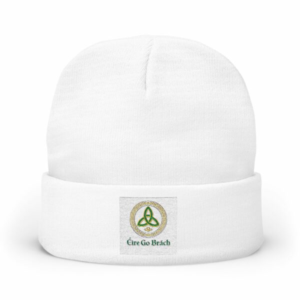 Beanie Irish Embroidered - Erin Go Brach/Éirinn Go Brach/'Éire Go Brách - Image 5