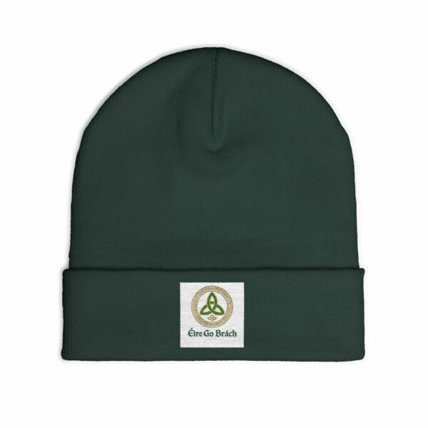 Beanie Irish Embroidered - Erin Go Brach/Éirinn Go Brach/'Éire Go Brách - Image 3