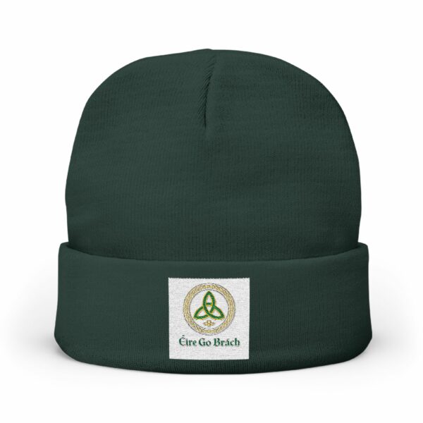 Beanie Irish Embroidered - Erin Go Brach/Éirinn Go Brach/'Éire Go Brách