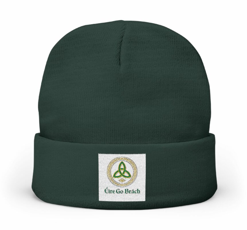 Beanie Irish Embroidered - Erin Go Bragh/Brach