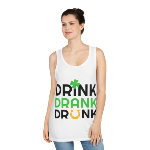 Tank Top, Irish, Drink Drank Drunk Vest - Image 4