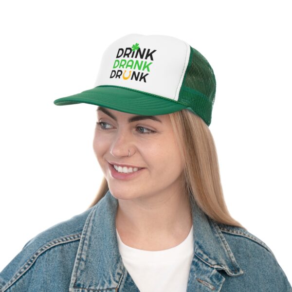 Trucker Cap, Irish Drink Drank Drunk - Image 4