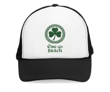 Éire GO BRÁCH Mesh Cap, Shamrock Hat